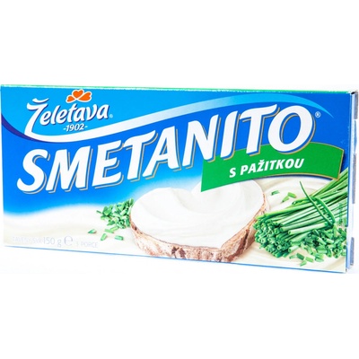 Želetava Smetanito pažitka chlaz sýr tavený 150 g