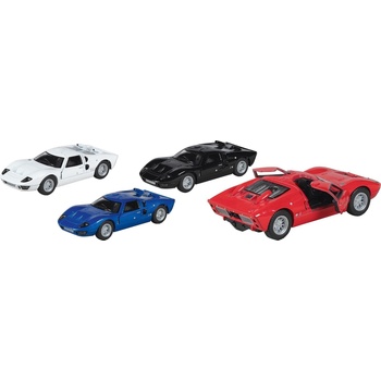 Goki Метална количка Goki - Ford GT40 MKII 1966, 1: 32, асортимент (12319)