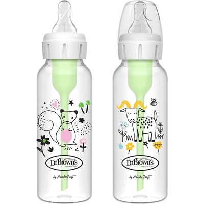 Dr. Brown's Комплект шишета Dr. Brown's Options+ - Anti-Colic, катерица/коза, 2 х 250 ml (SB82042 NNO)
