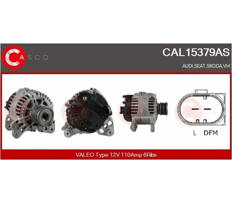 generátor CASCO CAL15379AS