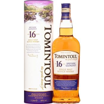 Tomintoul 16y 40% 1 l (tuba)