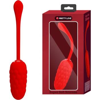 Image 1 of Вибро яйце, релефно, меко и мощно - Pretty Love Marina Red (DEBRA01652)