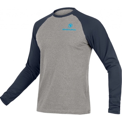 Endura E3151BI triko pánské One Clan Raglan L/S ink blue