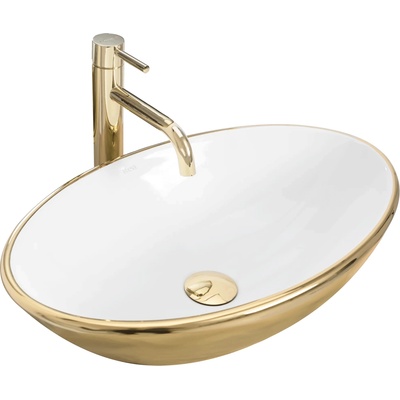 Rea Умивалник за плот REA Pamela Gold White (REA-U6345)