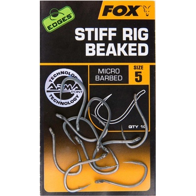 Fox Edges Arma Point Stiff Rig Beaked Bez protihrotu vel.8 10 ks