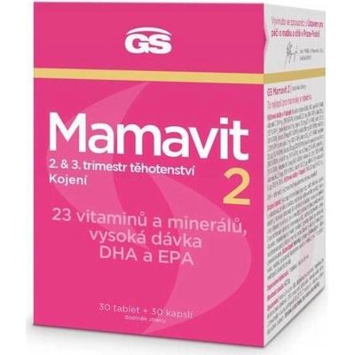 GS Mamavit 2 Těhotenství a kojení 30 tablet + 30 kapslí