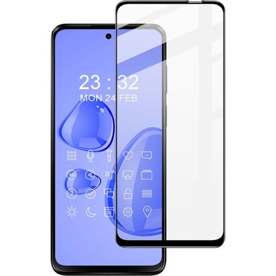 Удароустойчив стъклен протектор покриващ целия екран марка IMAK Pro за Motorola G13 - с черна рамка