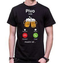 Fajntričko tričko Pivo volá Phone čierna