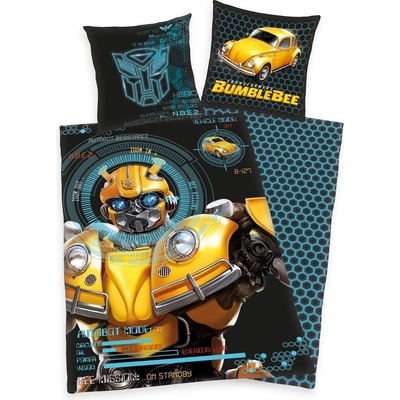 Herding povlečení Transformers Bumblebee 135 x 200 cm 80 x 80 cm – Zboží Dáma