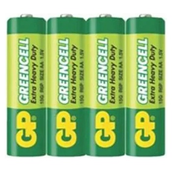Image 1 of GP Batteries Цинк карбонова батерия GP R6 GREENCELL 15G-S4 -4 бр. в опаковка- shrink 1.5V (GP-BM-15G-S4)