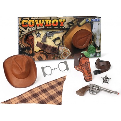 Gonher Sonstige GONHER Cowboy -Set mit Hut 155880 0