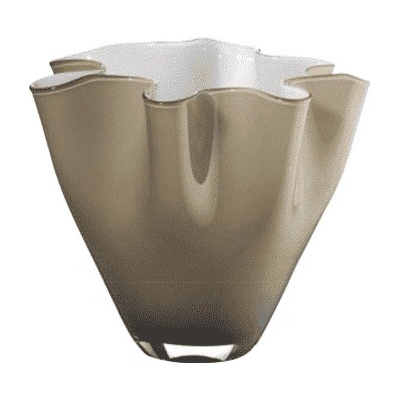 Váza WAIVA opálovo biela fumé D28 cm H24 cm
