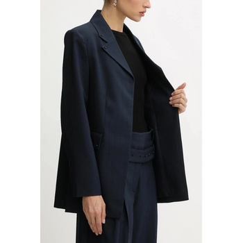 Stine Goya Сако Stine Goya 0 в тъмносиньо с едно копче с десен SG-AW25-J060-2435 (SG.AW25.J060.2435)
