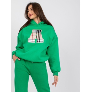 Ex Moda Дамски суичър модел 656.57P ex moda цвят зелен