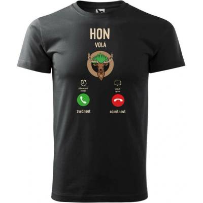 Dobrý Triko pánské tričko Hon Ebony grey