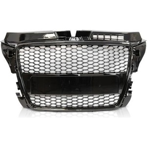 Carmart Решетка с поставка за емблема за Audi A3 (2008-2013) - RS-Look Черна