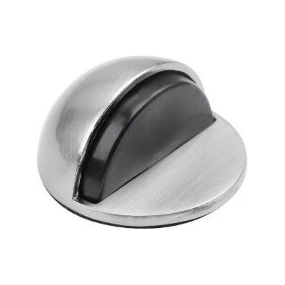 Walteco Dverová zarážka, O 45 x 25 mm, samolepiaca, poniklovaná