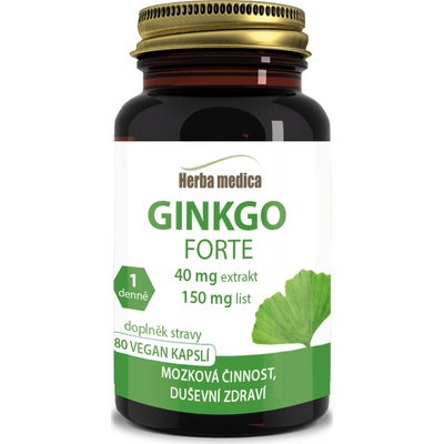 Herba medica Ginkgo Forte 80 vegan kapslí