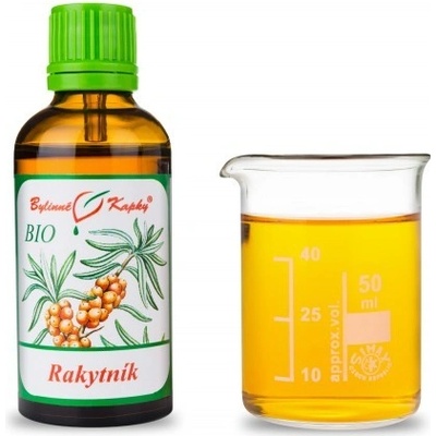 Bylinné kapky Rakytník BIO bylinné kvapky tinktúra 50 ml