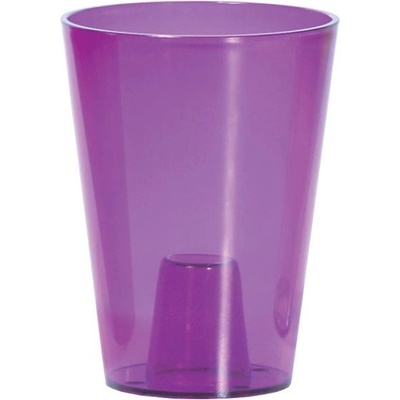 PROSPERPLAST Kvetináč na orchideu COUBI ORCHID fialový transp. 13cm