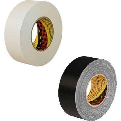 3M 389 Farebná textilná lepiaca páska 50 mm x 50 m čierna
