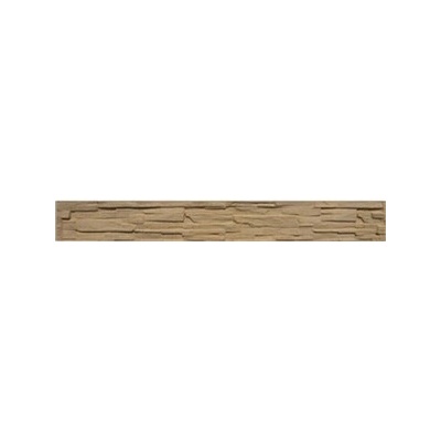 Betonový panel oblouk jednostranný 200x50-66x4,5 cm - štípaný kámen - pískovec