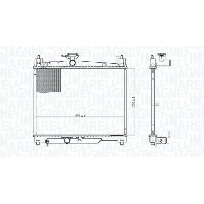 Chladič, chlazení motoru MAGNETI MARELLI 350213164800