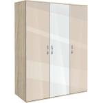 Bogdan Furniture G Трикрилен гардероб Мебели Богдан, модел BM-Ava 3, ГБ сонома и крем гланц