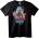 NOONEBRAND Тениска Супер Татко аниме - 2XL, Black
