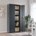 vidaXL Шкаф за папки антрацит 90x40x200 см стомана (339763)