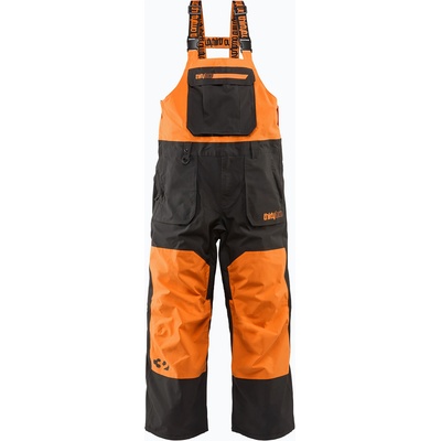 ThirtyTwo Мъжки панталони за сноуборд ThirtyTwo Basement Bib black/orange
