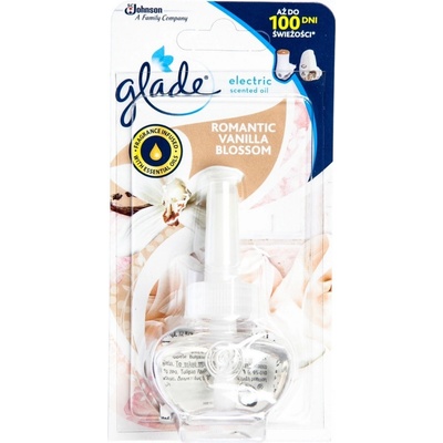 Glade Electric Scented Oil Romantic Vanilla Blossom tekutá náplň do elektrického osvěžovače vzduchu 20 ml