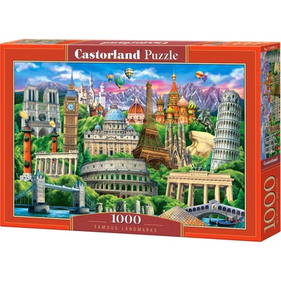 CASTORLAND Známé památky 1000 dílků
