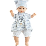 Paola Reina Кукла Paola Reina Alex & Sonia - Соня, с рокля с китове и шапка, 36 cm (8036) - ozone