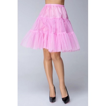 Glara krátká tylová spodnička pod šaty a sukně růžová