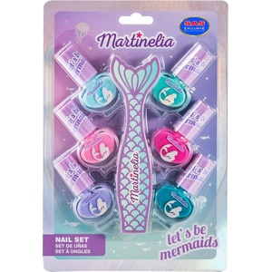 Aquarius Cosmetic Комплект лакове за нокти Martinelia - Русалки, 6 броя