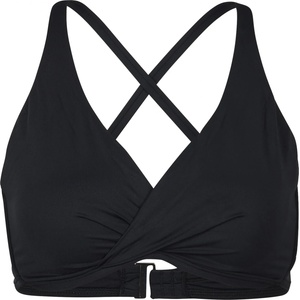 Seafolly Дамско бикини горнище Seafolly Women's Collective Wrap Front F Cup Bra Bikini top - Black - размер 40 (EU) (150-2121-0114)