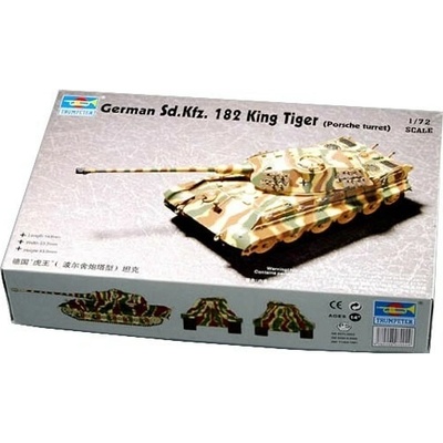 Trumpeter Pz.Kpfw. VI King Tiger Porsche turret 1:72