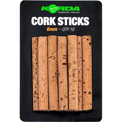Korda Korkový valček Cork Sticks 6 mm 10 ks