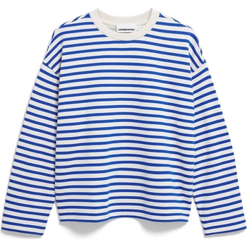 ARMEDANGELS Дамски пуловер ARMEDANGELS Women's Frankaa Stripe Jumper - Undyed / Dynamo Blue (117-1841-1912)