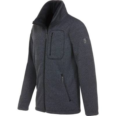Elkline Мъжко поларено яке Elkline Fat Chance Fleece jacket - Grey / Black - размер S (005-3676-0411)