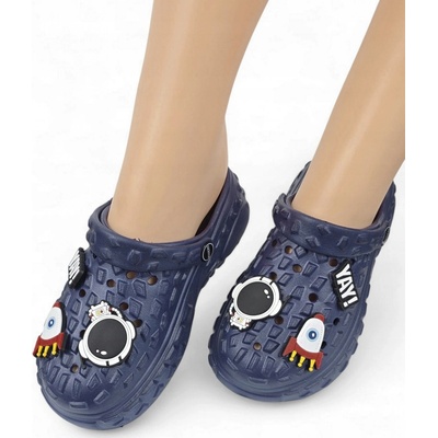 L-A-L-U-N-A dětské pantofle z pěny modré