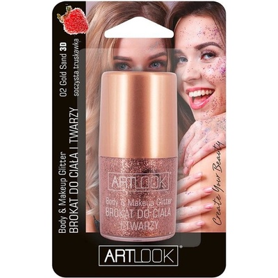 Art Look Třpytivý bronzový rozjasňovač na tělo a obličej 50 g roll-on