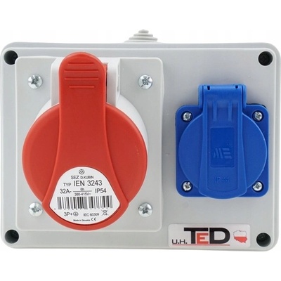 Rozvodnice TED 230 V IP44 32 A