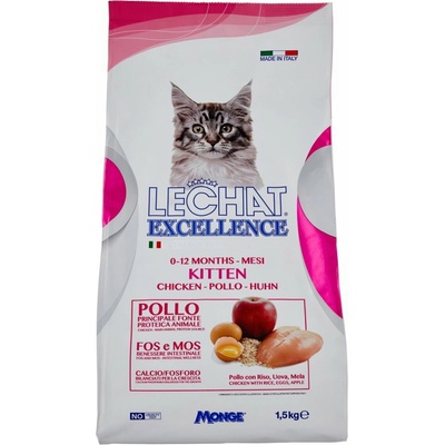Le Chat Excellence s kuracím mäsom pre mačiatka 1,5 kg