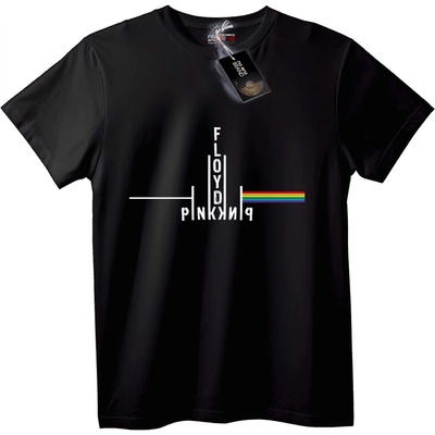 NOONEBRAND Тениска Pink Floyd Дъга - 4XL, White