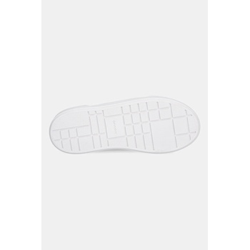 Calvin Klein Кожени маратонки Calvin Klein FLATFORM LACE UP LTH MG (YW0YW01928)