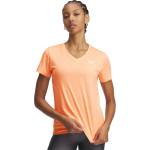 Under Armour Tech Twist V-Neck Short Sleeve Womens - Orange Bloc