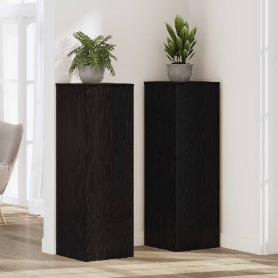 vidaXL Стойка за растения Черния дъб 33 x 33 x 100 cm (869235)