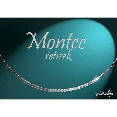 Gold Design Montec Řetízek stříbřený GD1002